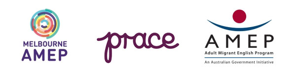 AMEP and Prace Logo